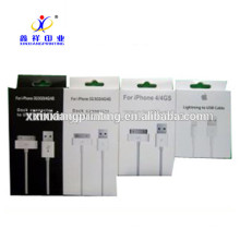 Chinesische Fabrik-Großverkauf USB verdrahtet das Verpacken der Papierkasten-Verpackung, ISO9001: 2008